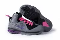 nike lebron 9 pas cher chaussure femmes nouveau gris noir violet